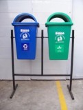 Permanent Structure Litter Bins