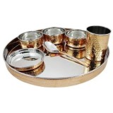 Copper Meals Thali Set